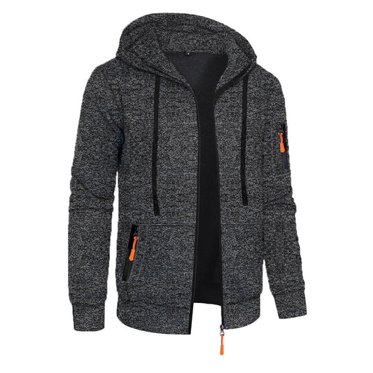 Suéter Deportivo con Capucha y Textura Jacquard para Hombre - Image 2