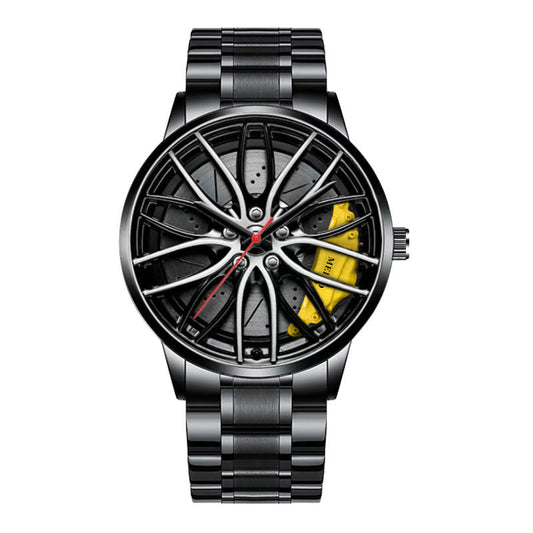Reloj Automático para Hombre con Diseño de Rueda y Acabado Chapado al Vacío - Image 2