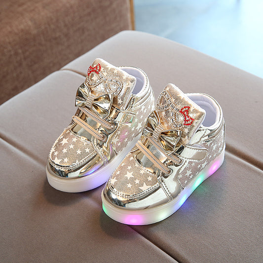 Zapatos Infantiles con Luces LED y Cierre Velcro - Image 2
