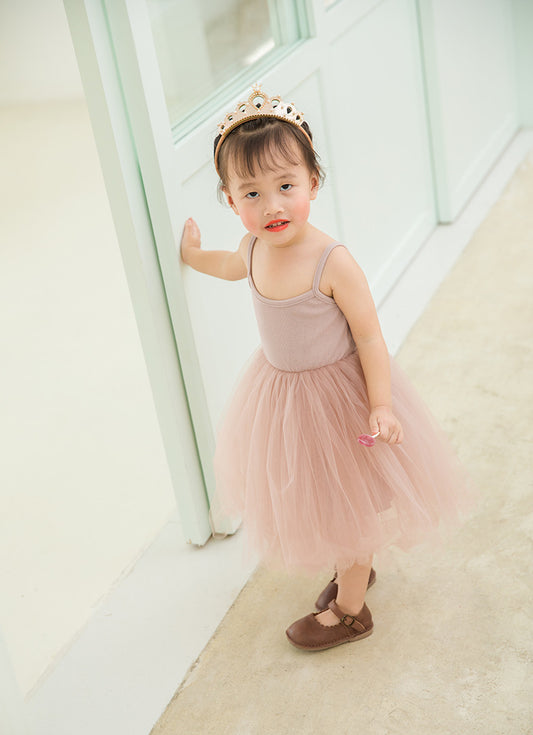Vestido de Tirantes en Malla para Niñas - Image 2