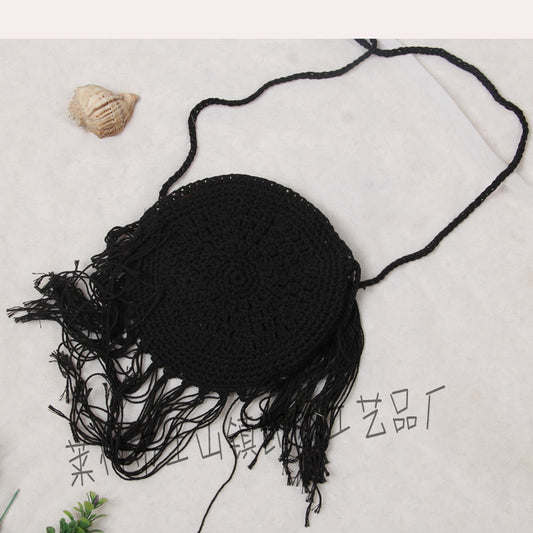 Bolso Mensajero Tejido a Mano - Clutch Artesanal - Image 2