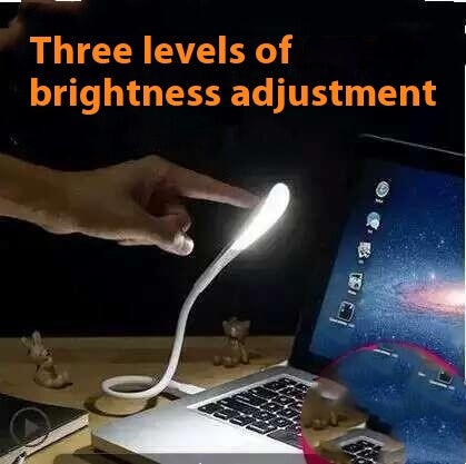 Lámpara LED Táctil para Escritorio - Cuaderno USB con 3 Niveles de Intensidad - Image 2