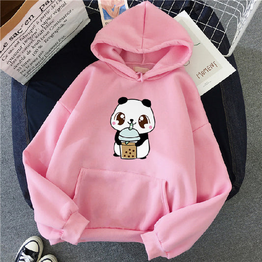 Sudadera Holgada Coreana con Capucha Lazy Style - Image 2