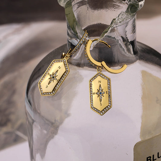 Aretes de Plata Pura Estilo Europeo Lujo Minimalista - Image 2