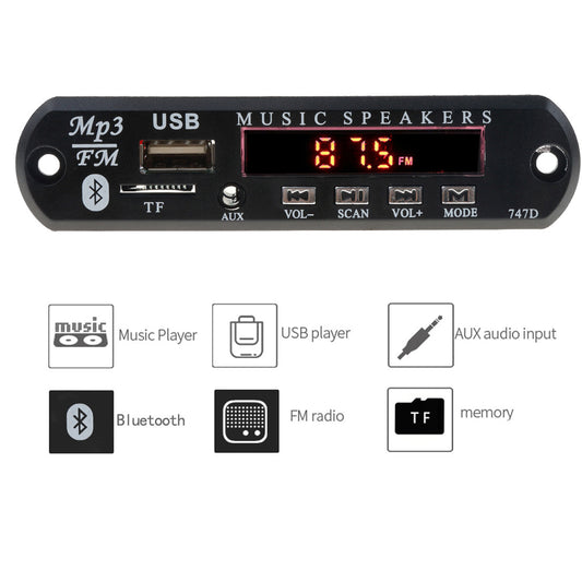 Placa Decodificadora Bluetooth MP3 con Radio FM - Image 2