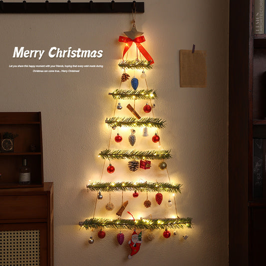 Árbol de Navidad Luminoso de Tela No Tejida para Ventanas y Puertas - Image 2