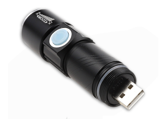 Linterna LED Recargable Impermeable Compacta con USB - Image 2