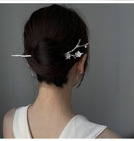 Horquilla de Flor de Cerezo Diseño Exclusivo Accesorios para Cabello Estilo Chino - Image 2