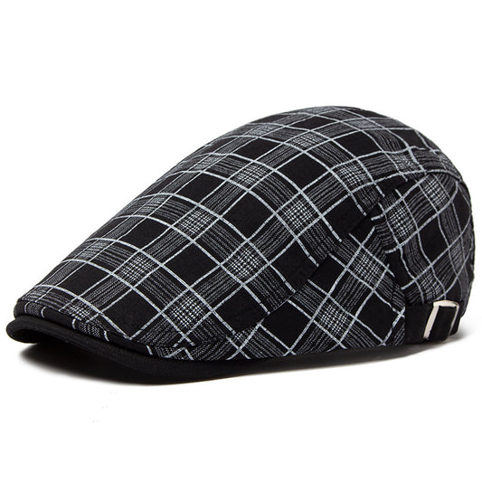 Boina Cuadriculada Ligera para Hombre - Perfecta para Verano - Image 2