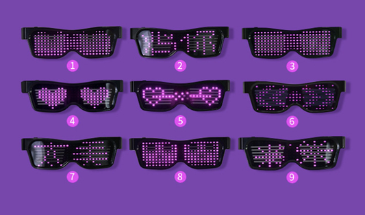 Gafas LED Multicolor con Destello Dinámico para Fiestas - Image 2