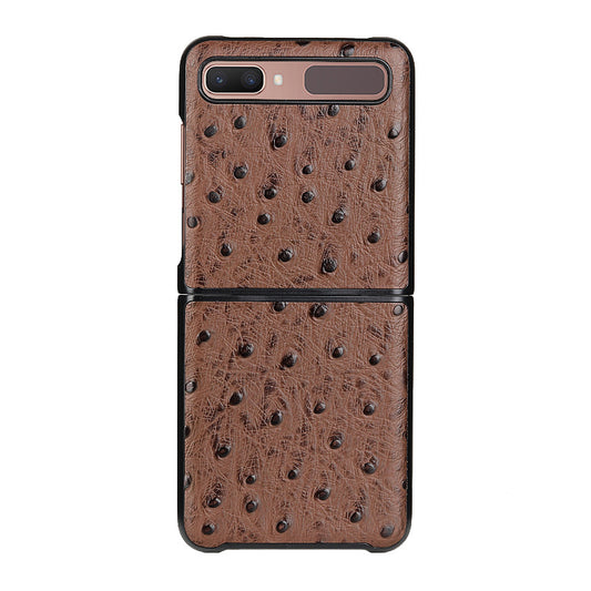 Funda Protectora de Cuero con Patrón Camel para Teléfono - Cierre Plegable - Image 2