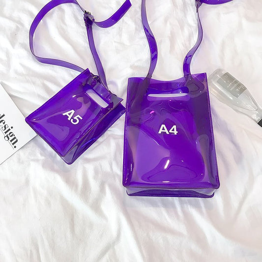 Bolsa Femenina Personalizada en PVC Color Sólido - Image 2