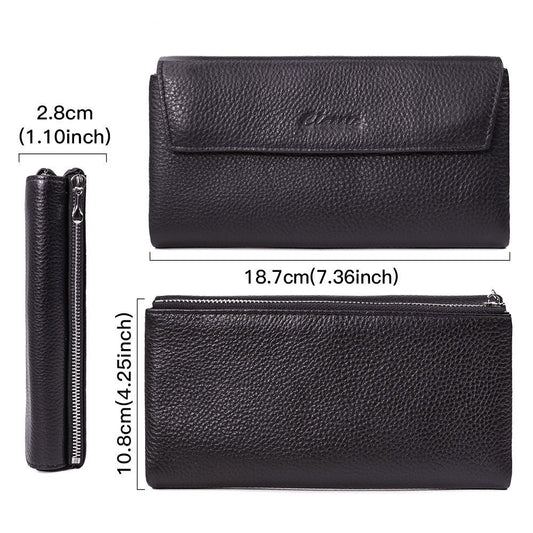 Billetera de Cuero Genuino Premium - Cartera Manual de Piel de Res - Image 2