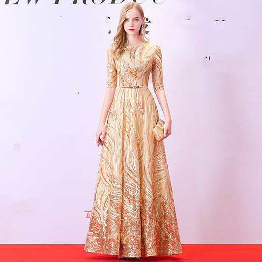Vestido Elegante para Anfitriona de Cena de Gala - Image 2