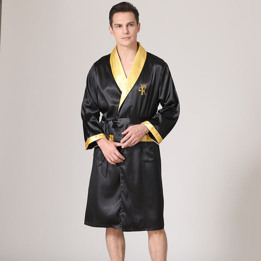 Bata de Seda para Hombre - Cómoda y Elegante para Verano - Image 2