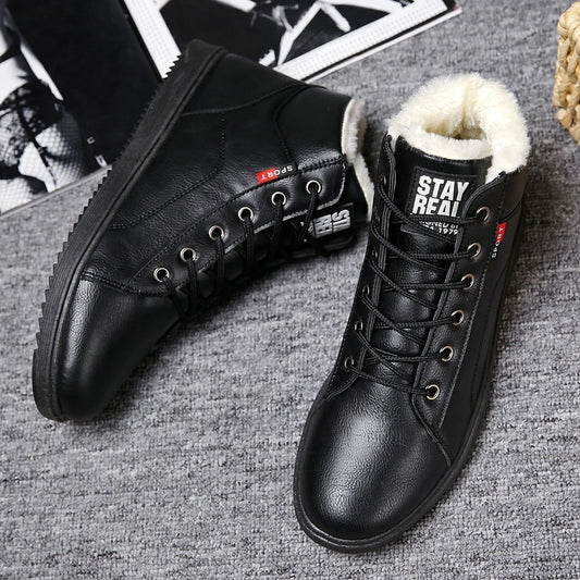 Botas de Nieve Impermeables Altas con Forro Térmico Grueso - Image 2