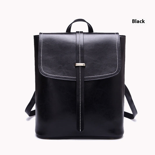 Mochila de Cuero Encerado Convertible - Bolso de Hombro 2 en 1 - Image 2