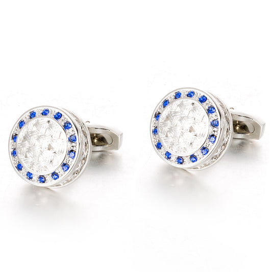 Gemelos de Puño Redondos para Hombre - Elegancia Empresarial - Image 2