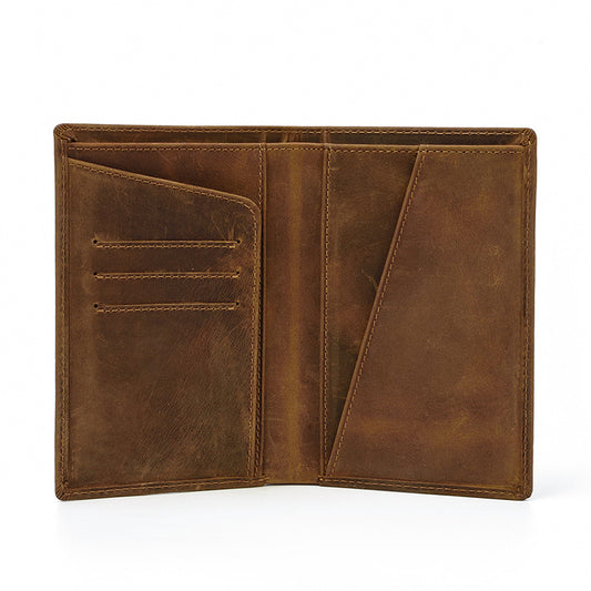 Cartera de Cuero Mad Horse - Protector de Pasaporte Premium - Image 2