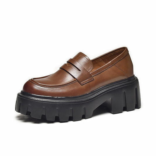 Zapatos Negros Retro con Altura para Mujer - Image 2