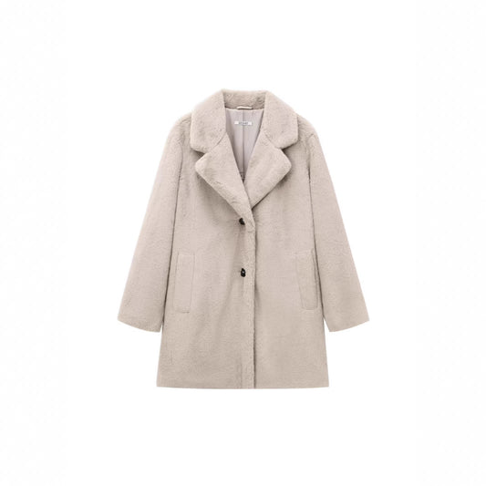 Abrigo de Piel Sintética Efecto Urbano - Estilo Crossborder para Mujer - Image 2