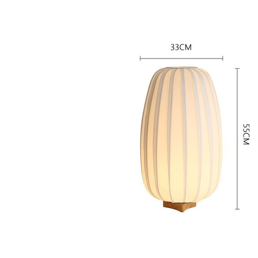 Lámpara de Mesa de Madera Estilo Japonés - Luz Cálida para Dormitorio y Estudio - Image 2