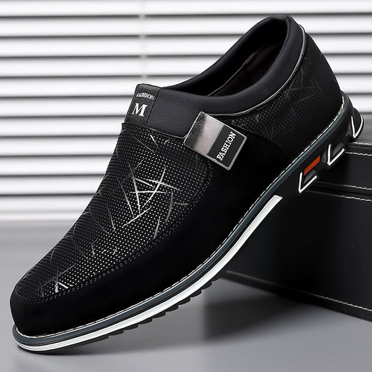 Zapatos de Cuero Talla Grande con Estampados Coloridos - Cómodos sin Cordones - Image 2