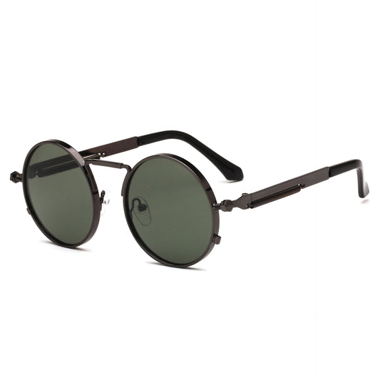 Gafas de Sol Redondas Punk con Resorte para Hombre y Mujer - Image 2