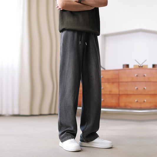 Pantalones Vaqueros Holgados de Pierna Ancha para Hombre - Image 2