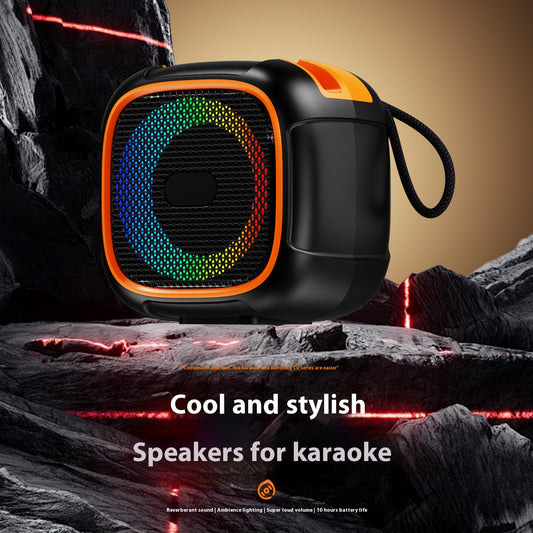 Parlante Bluetooth Portátil con Luces LED para Exteriores - Image 2