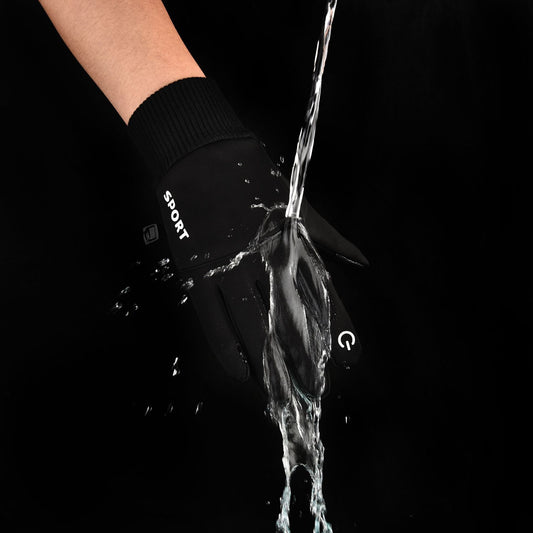 Guantes de Ciclismo para Hombre con Forro Polar para Pantalla Táctil y Conducción - Image 2