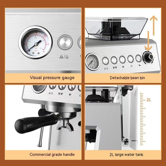Cafetera Italiana Automática con Molinillo Integrado para Café Recién Molido - Image 2