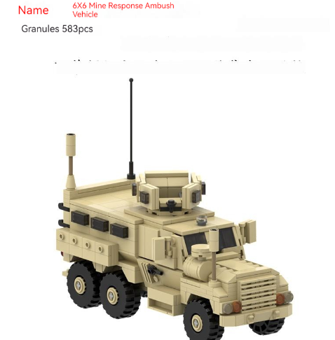 Vehículo Militar Blindado 6x6 Anti-emboscada - Modelo de Construcción MOC-67379 - Image 2