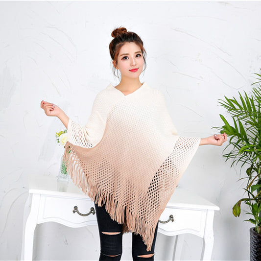 Abrigo Capa de Lana Teñida Reversible con Capucha - Image 2