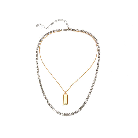 Collar Multicapa de Aleación - Diseño Urbano y Personalidad - Image 2