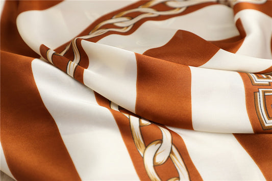 Foulard Cadena con Rayas a Juego - Chal Ligero Protector Solar - Image 2