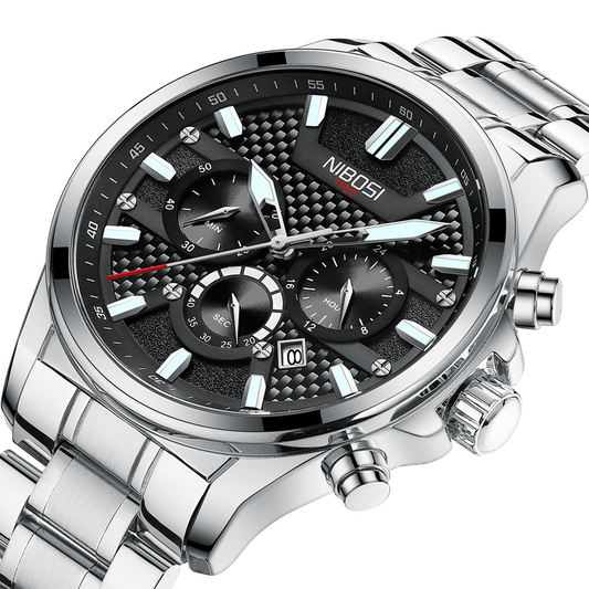 Reloj de Cuarzo Multifuncional Impermeable para Hombre con Tres Ojos - Image 2