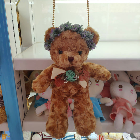Bolso Mensajero con Peluche Osito - Regalo Perfecto para Niñas - Image 2