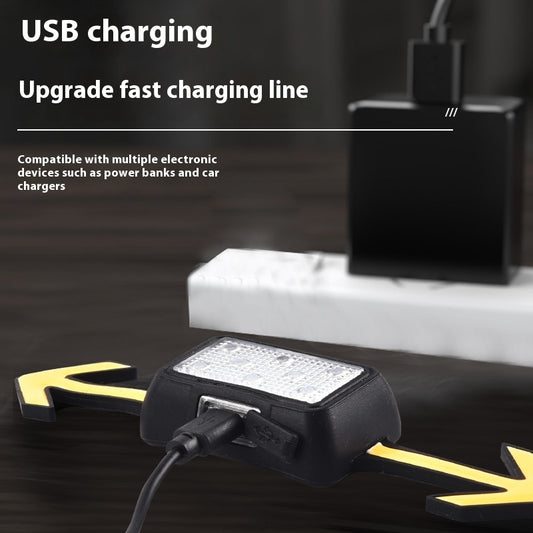 Luz Frontal para Casco de Bicicleta con Giro, Recarga USB e Impermeabilidad - Image 2