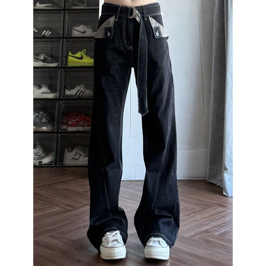Jeans Hombre Corte Recto Americano Fit Suelto Efecto Adelgazante - Image 2