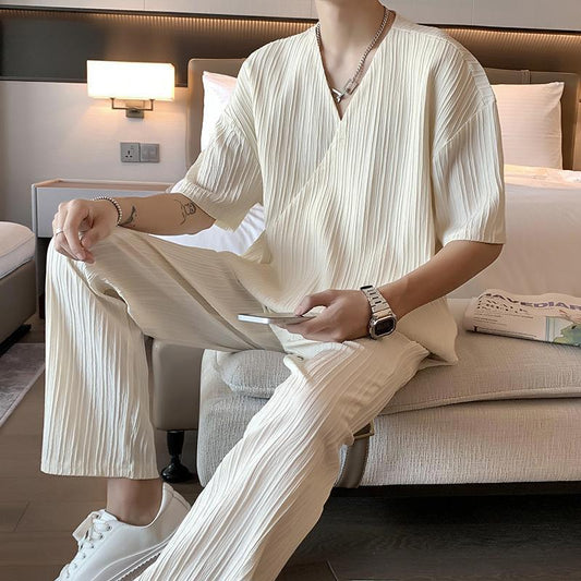 Traje Británico de Dos Piezas con Camisa de Cuello Diseñado - Image 2