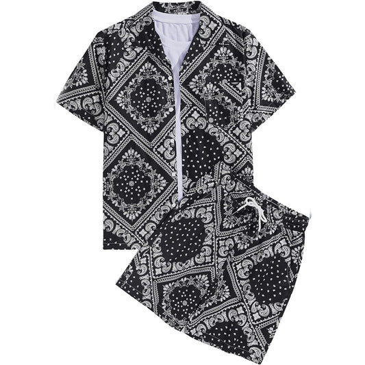 Conjunto Hawaiano para Hombre: Camisa y Shorts Coordinados - Image 2