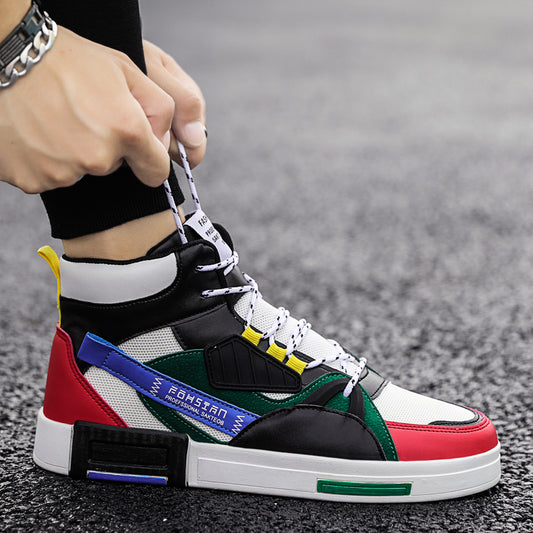 Zapatillas Deportivas de Caña Alta para Hombre con Plataforma Elevada - Image 2