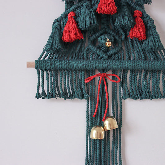 Tapiz Navideño Tejido a Mano Estilo Nórdico - Image 2
