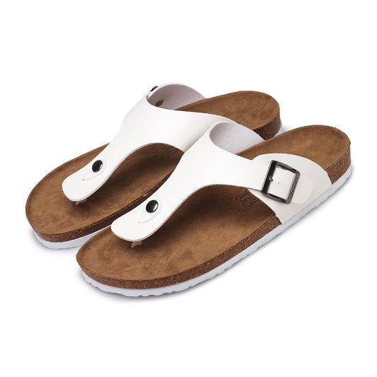 Sandalias de Corcho para Parejas - Cómodas Chanclas de Playa de Verano - Image 2