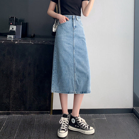 Falda Denim Midi para Primavera y Verano - Image 2