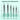 Silicone Spatula Set of 5,High Temperature Resistant, Food Grade Silicone, Dishwasher Safe, for Baking, Cooking (Aqua Green Black, Split-Type) - Tekeno