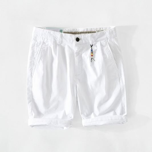 Pantalones Casuales de Algodón para Hombre - Corte 3/4 Clásico - Image 2
