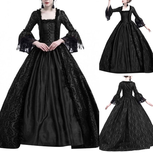 Vestido con Mangas Acampanadas de Encaje - Image 2