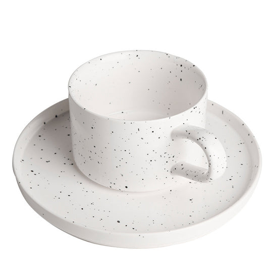 Taza de Café de Cerámica con Tapa y Cuchara - Image 2